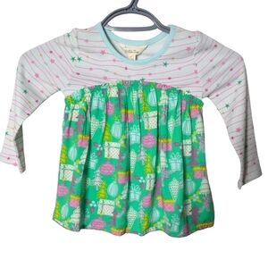 NWT Matilda Jane Size 2 Winter Dreamscape Top Wonderment Multi Print